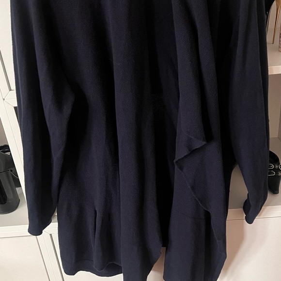 Joe Fresh Navy Open Front Cardigan - Picture 2 of 3